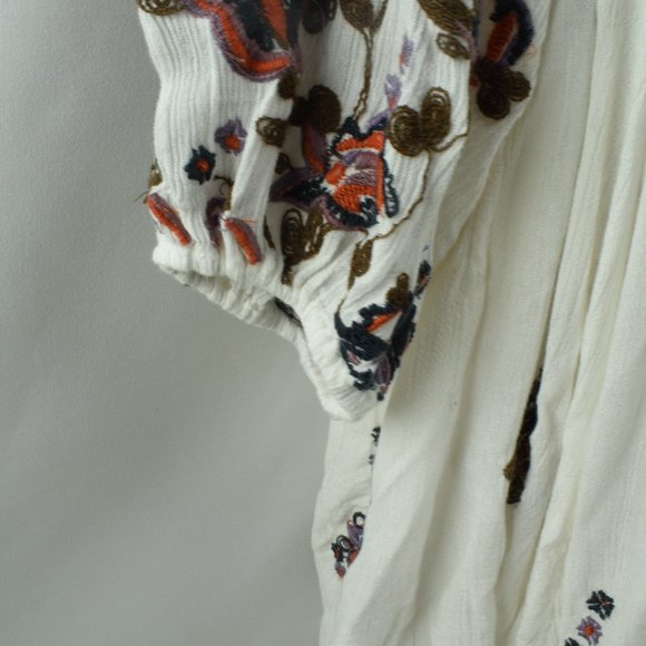 Free People S BOHO Oxford Embroidered Dress - Picture 11 of 15
